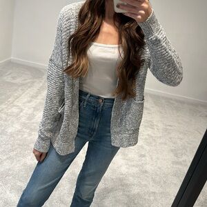 Size small Heather marled madewell open cardigan